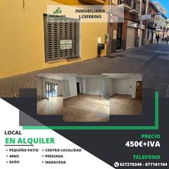 Lloguer Local Comercial en Maracena. Se alquila local de 48m2 en el centro de la localidad de maracen