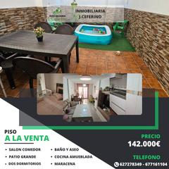 Pis a Maracena. Se vende piso de dos dormitorios, mas triple patio en la localid