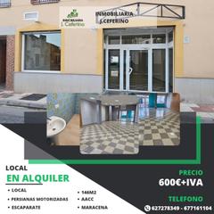 Lloguer Local Comercial a Maracena. Se alquila local de 146m2 en maracena