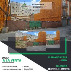 Residential Plot  Calle real. Se vende solar en el centro de la localidad de maracena