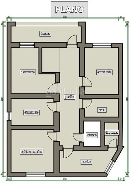 Foto c4c8f0eb-9ccf-472e-8651-6a8669ee2629. Flat with heating in Ibdes
