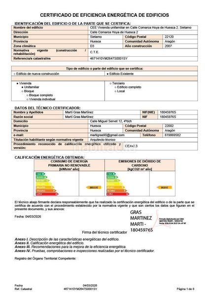 Foto 5f56c129-b51f-45b1-9ea1-47e213205254. Casa amb calefacció aparcament a Siétamo