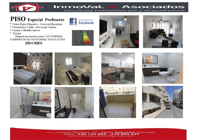 Foto 3a962108-4150-417f-848e-97b9e216ab6c. Rent flat with parking pool in puerto de Garrucha Garrucha