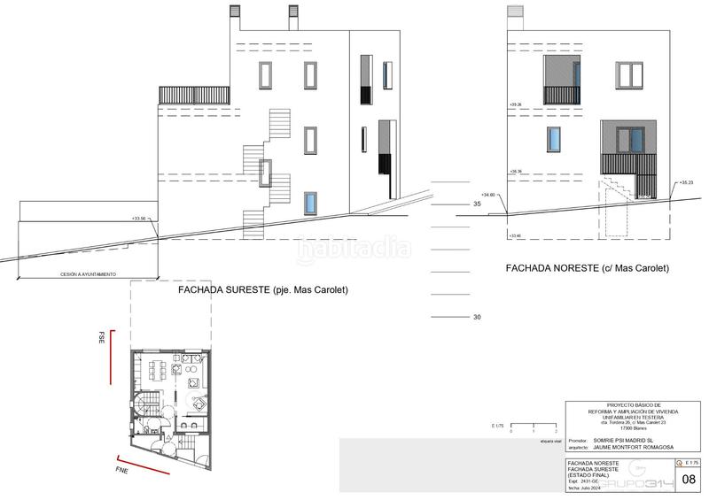 Foto 7e45b1da-e01d-44e2-bc4f-31057a426b77. Casa obra nueva vivienda unifamiliar esquinera con terrazas y distribución perfectas en Blanes