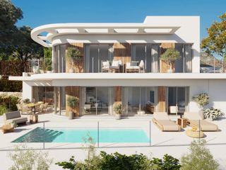 Chalet  Calle del olivo. Villa de obra nueva con piscina y vistas al mar en cotobro, almu