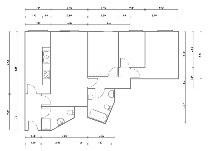 Foto bf47ecfe-107f-4b52-a163-a1b395bf9c12. Pis amb aparcament piscina a Teatinos Málaga