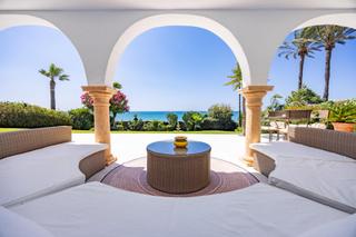 Location Chalet à Cabopino - Artola. Espectacular villa de lujo en alquiler en 1 línea de playa de ca