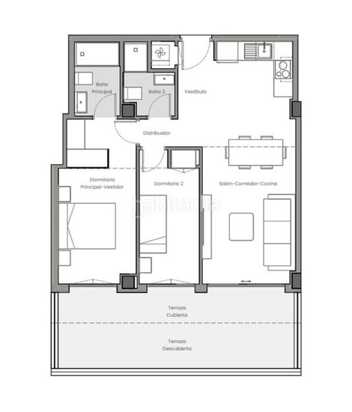 Foto e4ee8a90-9114-490e-b0f7-aba1a9cbfb78. Appartement avec parking piscine dans Mojácar playa - las ventanicas - la paratá Mojácar