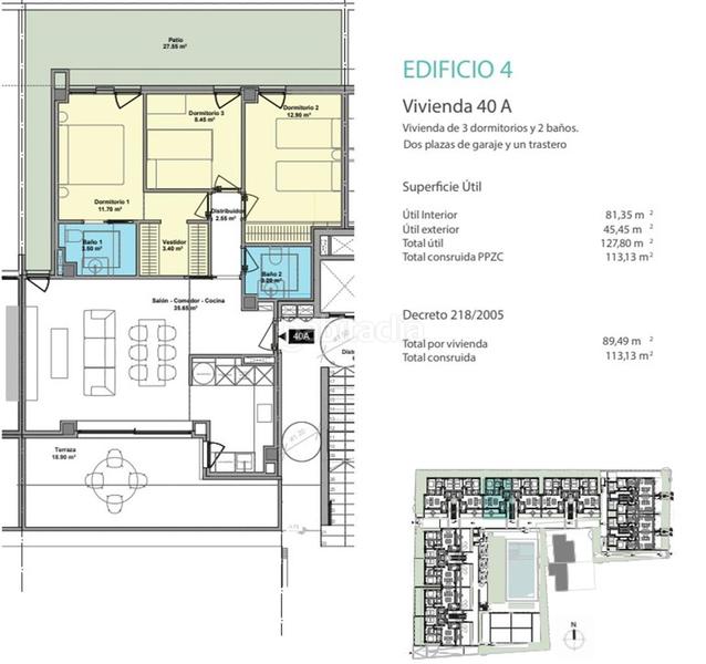 Foto c2810647-6c59-45cd-a0dd-6d4038591c7b. Apartment with parking pool in Las Marinas - Pueblo Laguna Vera