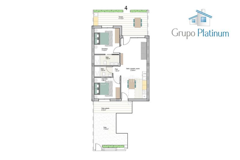 Foto f731f0a2-d329-452e-9b18-ffbf489c52e4. Apartament amb aparcament piscina a San Javier San Javier