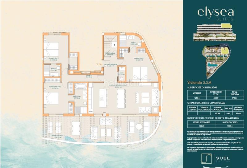 Foto fd37daac-a839-47fd-a26f-2c704fc1adfd. Penthouse with parking pool in El Faro de Calaburra - Chaparral Mijas