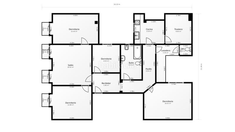 Foto 2bc6c2bd-14f2-4243-baef-7036d4677455. Flat in Barrio del Centro Alicante