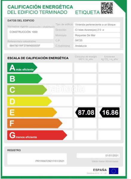 Foto 9fe4c1f9-5bc5-4955-b0d5-64bc3be66af1. Piano terra in El Puerto Roquetas de Mar