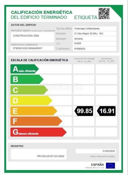 Foto ce93411e-94c8-4ce9-b517-18fcf8aaef3e. Casa a schiera con riscaldamento parcheggio in Los Molinos - Villa Blanca Almería