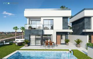 Chalet à Las Lomas de Rame-Bahía Bella. 3 nuevas villas en los alcázares