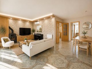 Casa adossada a Viladecavalls. Casa con ascensor, buhardilla y garaje para 5 coches en zona res