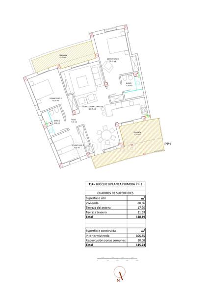 Foto c5834291-dc32-40d9-9fff-e1112dbd12e8. Etagenwohnung 145m<sup>2</sup> in calle jacaranda 2 in puerto Vera Vera