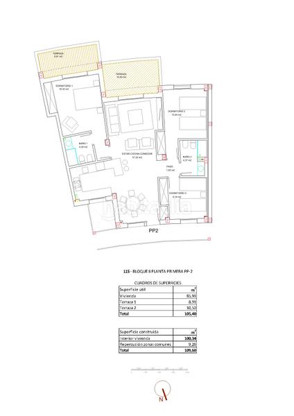 Foto 434f388d-5dc2-4b4b-8242-e511e580451e. Appartamento 129m<sup>2</sup> in calle jacaranda 2 in puerto Vera Vera