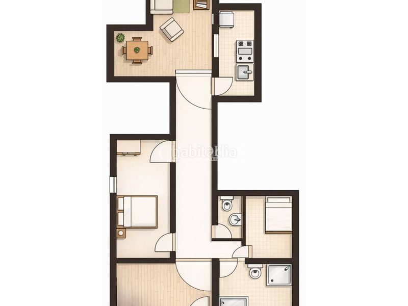 Foto a8bd0ebc-7091-45c3-ac07-7a3c2f3a1044. Pis amb calefacció a San Vicente Sevilla