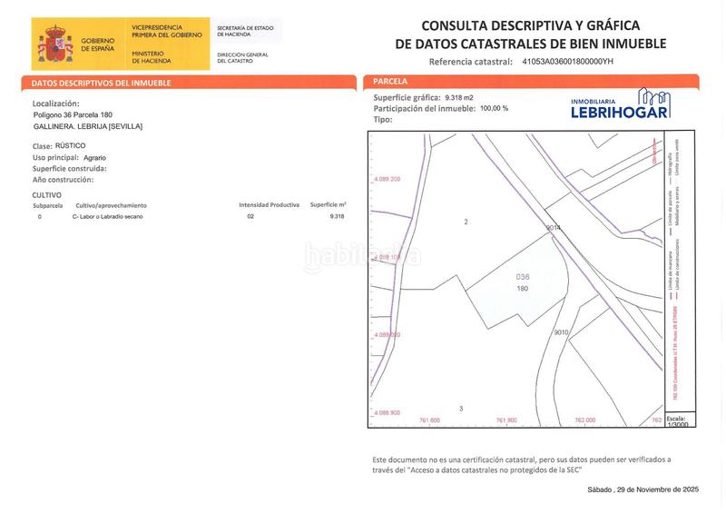Foto 16935185-a651-42e5-a691-2fb5718643c8. Masía finca rúst. en venta en crta. los tollos. en Lebrija