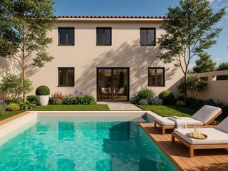 Casa  N/a. Vivienda de obra nueva con jardín en pacs  parcela esquinera con