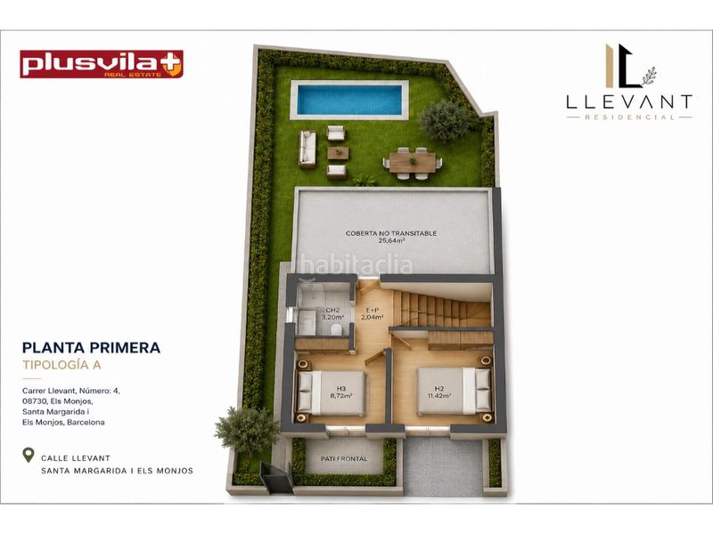 Foto 581223cf-6cf8-4385-9e12-9b74fce1c93a. Casa llevant residencial casas de obra nueva con jardín privado y piscina opcional desde 300.000 en Santa Margarida i els Monjos