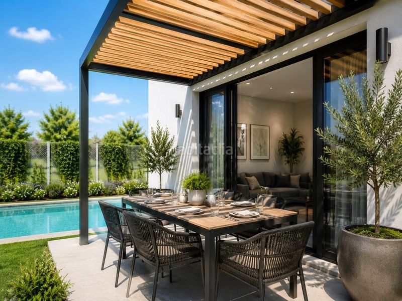 Foto c1a64491-b5eb-45d3-a32e-a4d91529957f. Casa llevant residencial casas de obra nueva con jardín privado y piscina opcional desde 300.000 en Santa Margarida i els Monjos