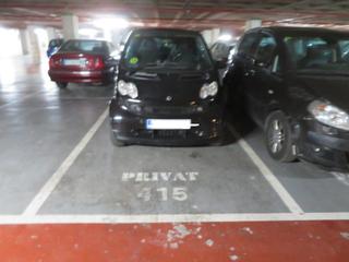Lloguer Aparcament cotxe a Sant Antoni. Plaza de parking en alquiler en la calle borrell
