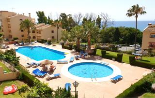 Miete Etagenwohnung in Riviera del Sol. Larga temporada  2 dormitorios con acceso directo a la playa