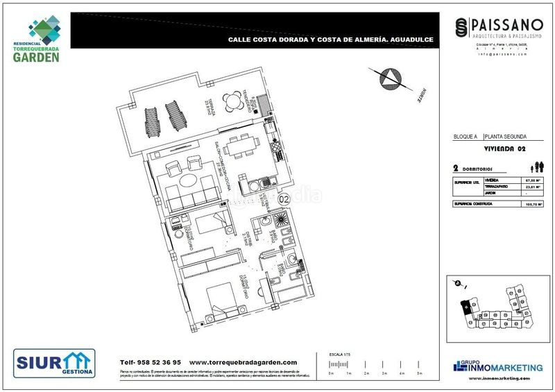 Foto a87ab17a-754b-4596-b77d-96f8787bf6e3. Pis amb aparcament piscina a Aguadulce Sur Roquetas de Mar