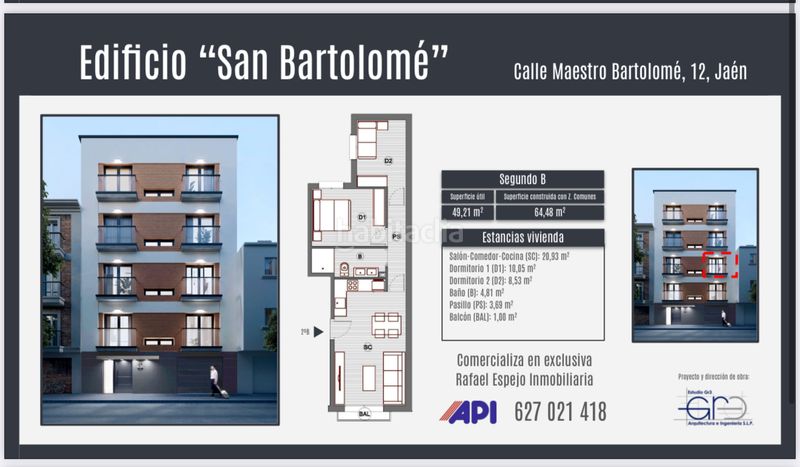 Foto d4de0bf3-f1da-46a3-9223-446d36e1da5c. Piso en calle maestro bartolomé 12 en San Bartolomé - Millán de Priego Jaén