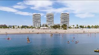 Pis  Pacifico. Fantástico piso de tres dormitorios en las málaga towers