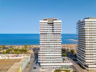 Rent Flat  Calle pacifico. Exclusivo piso de 1 dormitorio en las malaga towers vision 2025