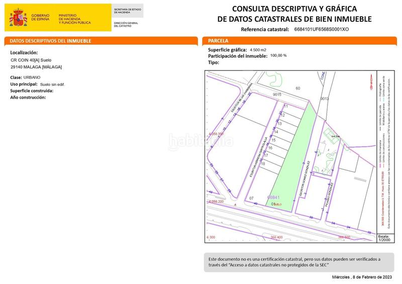 Foto ee6c26a1-e41e-4687-903c-e1acd511fdcf. Wohngrundstück in Churriana - El Pizarrillo - La Noria - Guadalsol Málaga