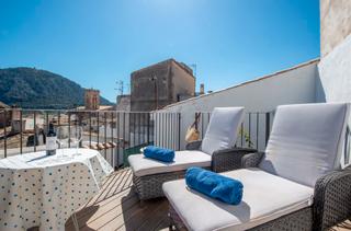 Bauernhof in Pollença Poble. Encantadora casa de pueblo en venta con impresionantes vistas y