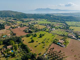 Finca rústica a Pollença Poble. Terreno edificable en venta en el vilar, pollensa panorámicas vi