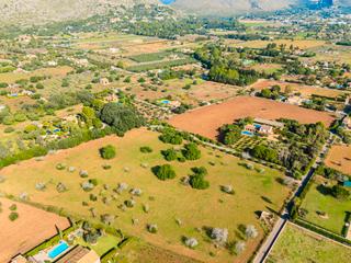 Finca rústica a Pollença Poble. Terreno edificable en venta en el vilar, pollensa panorámicas vi