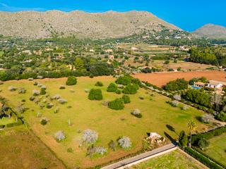 Fondo rustico in Pollença Poble. Terreno edificable en venta en el vilar, pollensa panorámicas vi