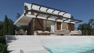 Chalet in Port d´Alcúdia-Platja dÁlcúdia. Villa de lujo de nueva construcción en venta,  a tan solo 150m d