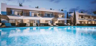 Casa pareada en Port d´Alcúdia-Platja dÁlcúdia. Nueva promoción exclusiva de adosados con jardín privado y pisci