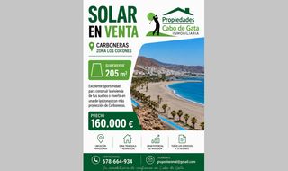 Wohngrundstück  Calle el molino. Solar en la mejor zona de carboneras