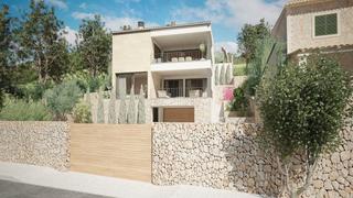 Maison à Santa María del Camí. Magnifica villa de obra nueva con vistas panorámicas en alaro.