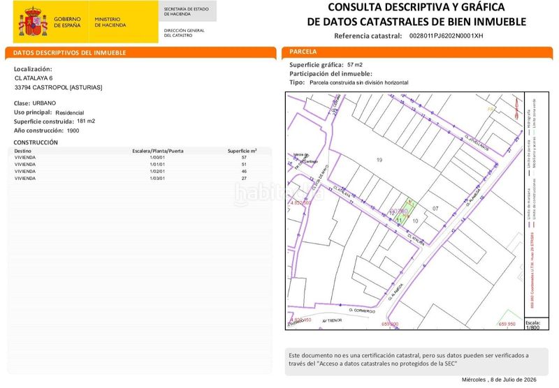 Foto a2fae81b-41cf-4792-ad78-8d8e9dc05f44. Casa adossada amb calefacció a Castropol