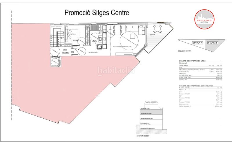 Foto 6646ca74-7f0c-4b70-9ebb-b9db8e2051b5. Pis 63m<sup>2</sup> amb calefacció aparcament a Centre Sitges