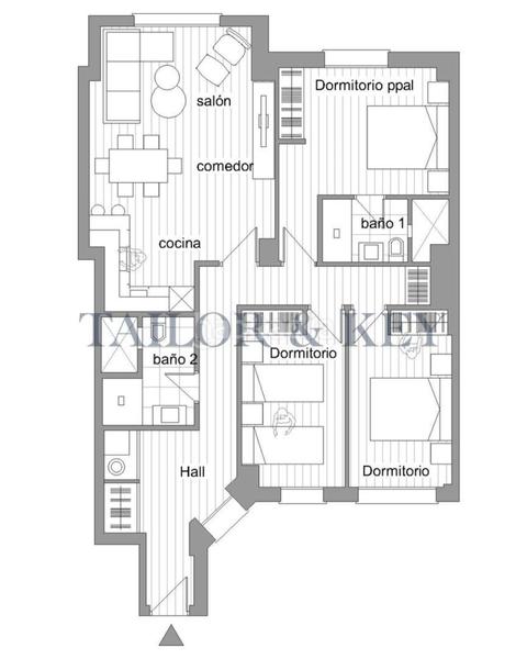 Foto 524e7a54-d1fd-43bb-9ae6-795b88da133e. Location appartement dans Gaztambide Madrid