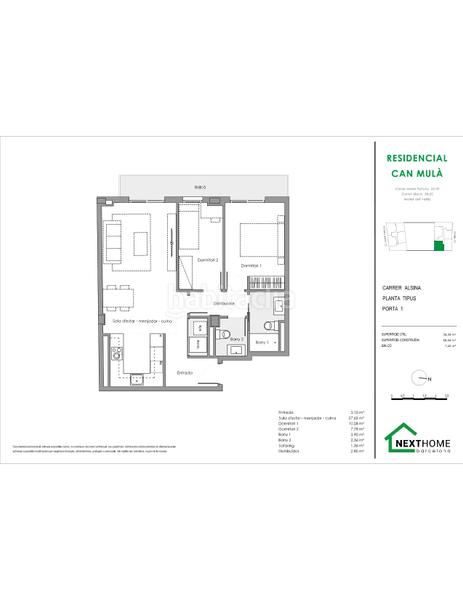 Foto 1349e3a3-b724-4d29-9958-62bf81059308. Piso 75m<sup>2</sup> en carrer d'alsina 30 en Estació del Nord Mollet del Vallès