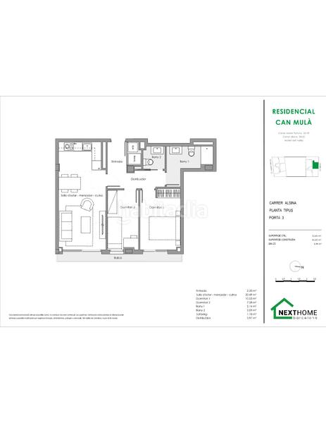 Foto ac04a8b8-50b4-4068-947e-803d3dc30f89. Appartement 62m<sup>2</sup> dans carrer d'alsina 30 dans Estació del Nord Mollet del Vallès