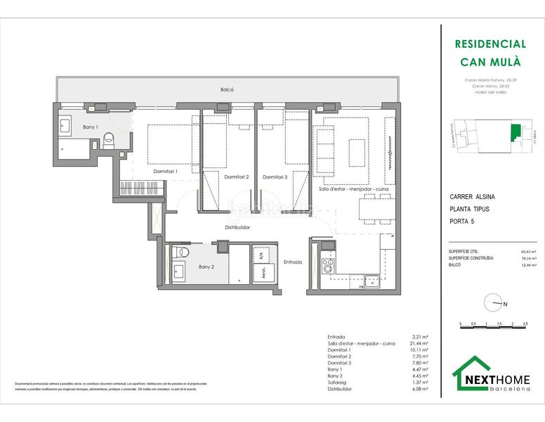 Foto dcb8a33b-fc6a-45f3-8aa7-a988a5a1fded. Appartement 81m<sup>2</sup> dans carrer d'alsina 30 dans Estació del Nord Mollet del Vallès