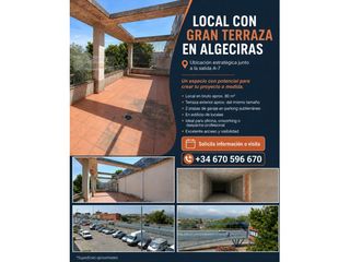 Business premise  Calle pajaro carpintero. Local con gran terraza y 2 plazas de garaje junto a la a7 en alg