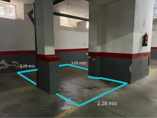 Affitto Posto auto in Ciudad Jardín - Zoco. Alquiler con opcion a compra de parking en calle don lope de sos